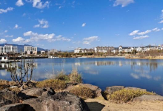 滨河公园景点图片