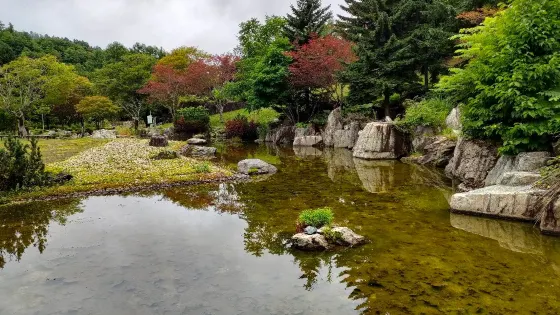 上砂川岳日本庭園