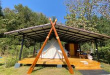 Baan Rai Lake View บ้านไร่เลควิว จุดกางเต้นท์ ร้านกาแฟ The coffee shop with beautiful landscape and gorgeous mountain views which include a large scenic lake, outdoor spaces for camping experience with the natural surroundings and outdoor activities.美食图片