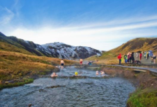 Reykjadalur Hot Springs景点图片