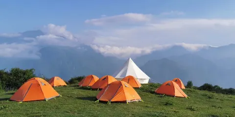 卧龍熊貓坪-露營地