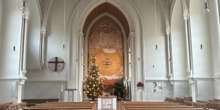 Evangelische Lutherische Stadtkirche in Bad Reichenhall.
