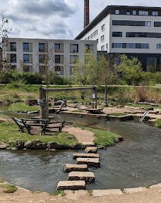 Großer Sams-Spielplatz auf der ERBA-Insel-班贝格