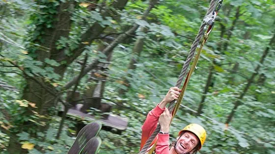 Schwindelfrei der Kletterwald
