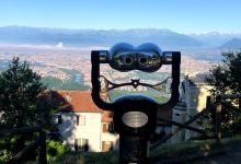 Binoculars view from Superga景点图片