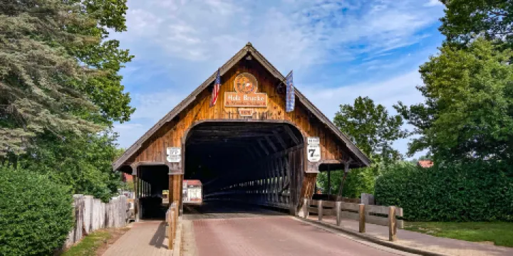Bavarian Inn Holz Brucke Covered Bridge