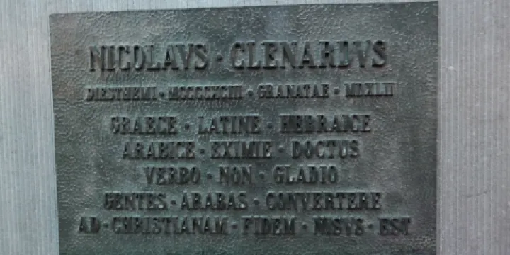 Nicolaes Cleynaerts statue