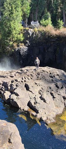 Elk Falls Suspension Bridge-坎贝尔河