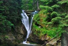 Szklarki Waterfall景点图片