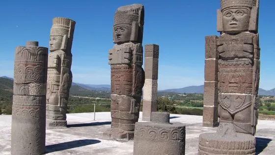 Tula Toltec Archaeological Ruins