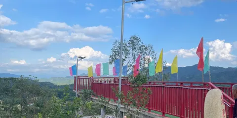 流坑公園風景區觀景台