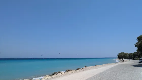 Kremasti Beach