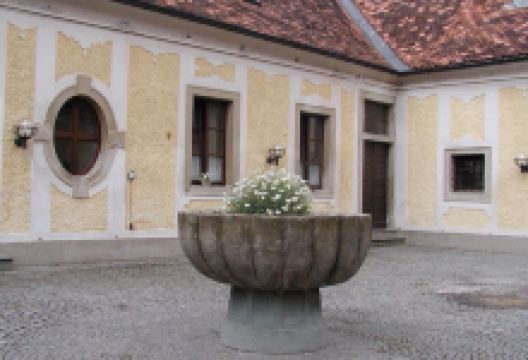 Wiedertäuferbrunnen im Quenghof景点图片