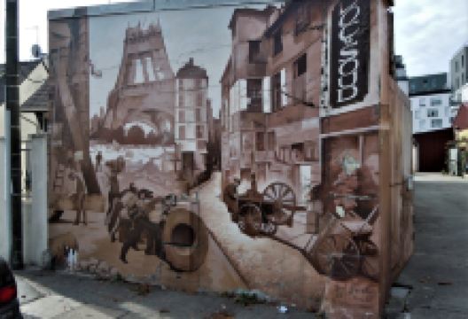 Fresque Paris 1900景点图片