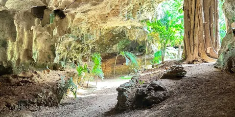 Crystal Caves and Temple