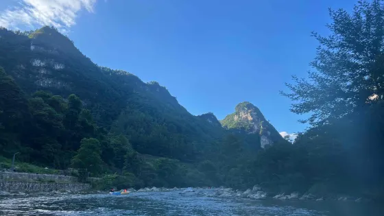 杉木河漂流
