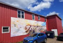 Botwood Mural - number 6 - The Path We've Built景点图片