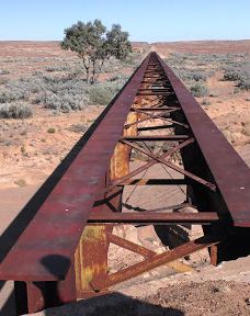 Oodnadatta Track to Mount Dare 4wd Track Start 4wd-Tieyon