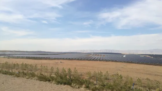 億利庫布其國際沙漠光伏生態科技園