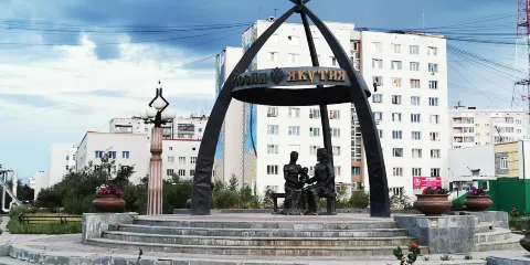 Monument Dezhnev and Abakayade