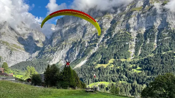 Paragliding Jungfrau (Top of Paragliding)