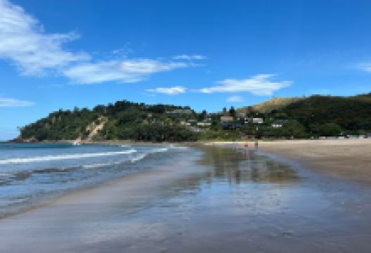 热水海滩景点图片