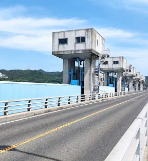 児島灣締切堤防