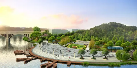 廣德市無量溪濱河公園