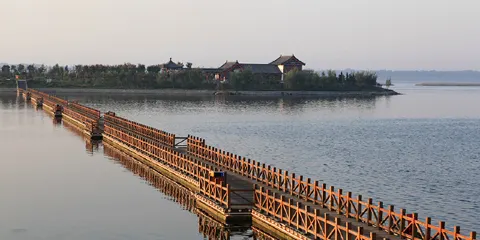 浮龍湖生態旅遊區-棧橋