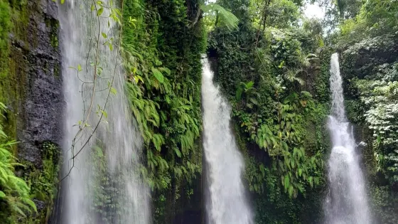 Benang Stokel and Benang Kelambu Waterfall