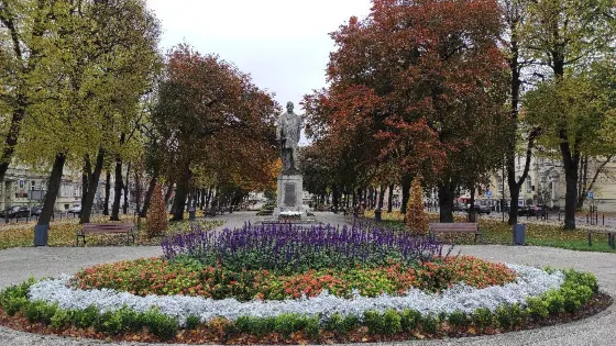 Monument of Henryk Sienkiewicz in Slupsk