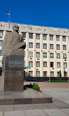 Monument to constructor Serhii Korolov-Zhytomyrs'ka city council
