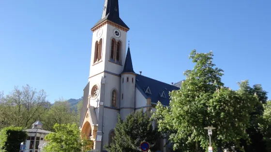 Evangelische Lutherische Stadtkirche in Bad Reichenhall.