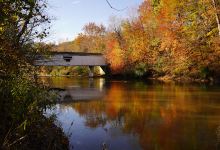 Adams Mill Covered Bridge景点图片