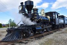Waimea Plains Railway & Rogers K92 Locomotive, Mandeville, Southland, NZ景点图片