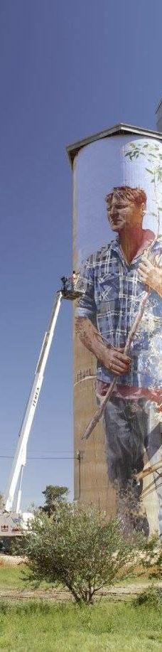 Patchewollock Silos Art-帕奇沃洛克