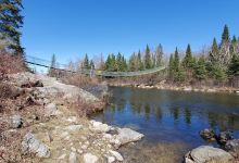 Pinawa's Suspension Bridge景点图片