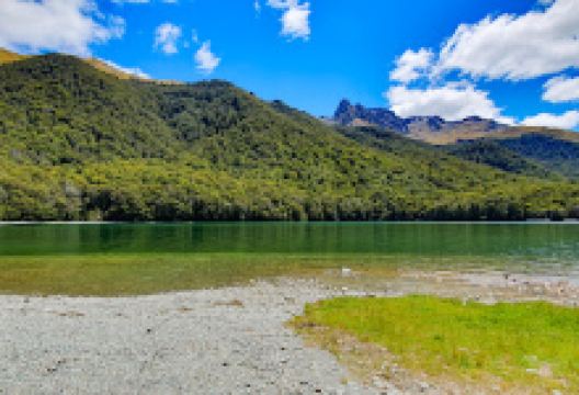Mavora Lakes Camping Area - North Lake.景点图片