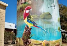 Lockhart Water Tower Mural景点图片