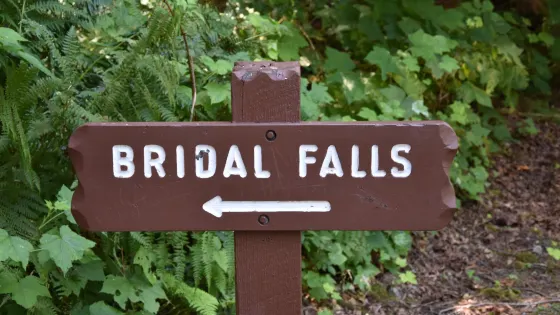 Bridal Veil Falls Waterfall