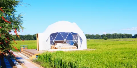 蒙望敖包山稻田公園