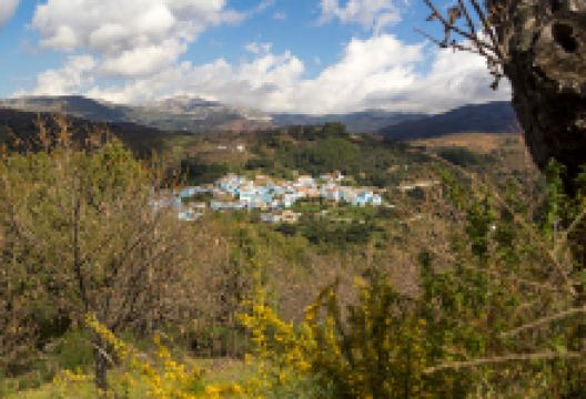 Mirador del pueblo de Júzcar景点图片
