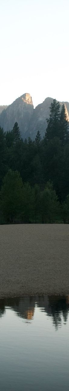 Swinging Bridge Picnic Area Yosemite National Park CA-优胜美地谷