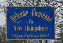Welcome to New Hampshire Sign景点图片