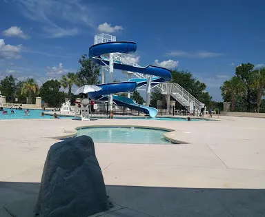 Outdoor Pool and Spray Park at the Courtyard
