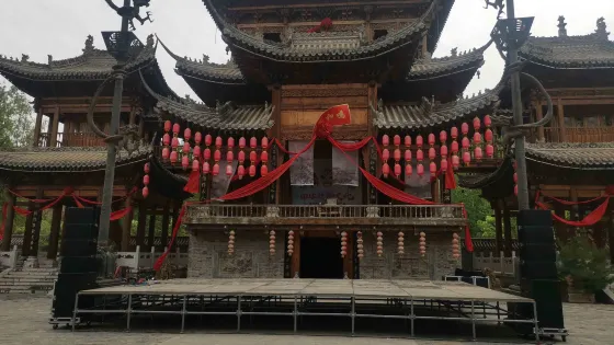 渭南桃花源民俗文化園-戲樓