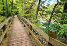Presque Isle River Waterfalls Loop Trailhead景点图片