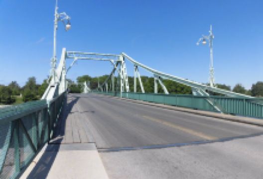 The Oskars Kalpaks Bridge景点图片