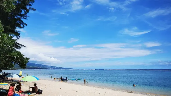Plage de La Saline les Bains
