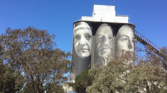 Fyansford Silo Art